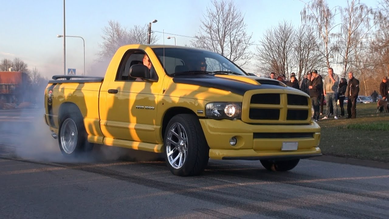 Dodge Ram Rumble Bee - Massive Burnouts!! - Youtube