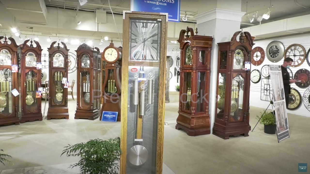 Howard Miller Wrought Iron Grandfather Clock