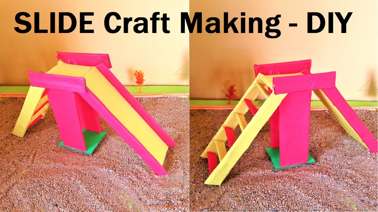 How To Make Slide With Cardboard