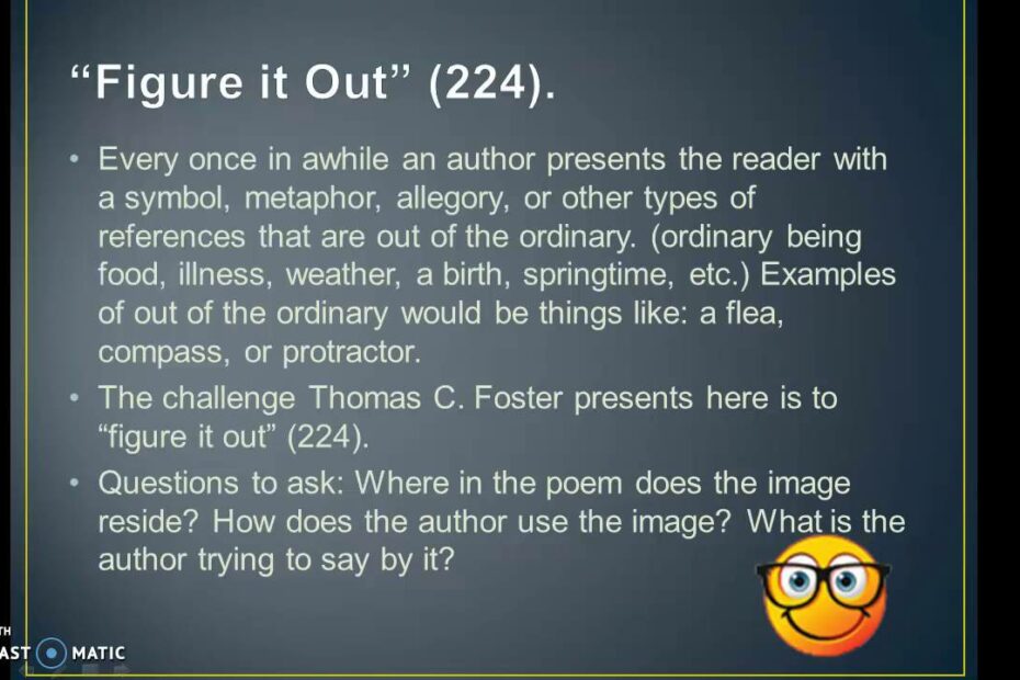 How To Read Literature Like A Professor Chapter 25