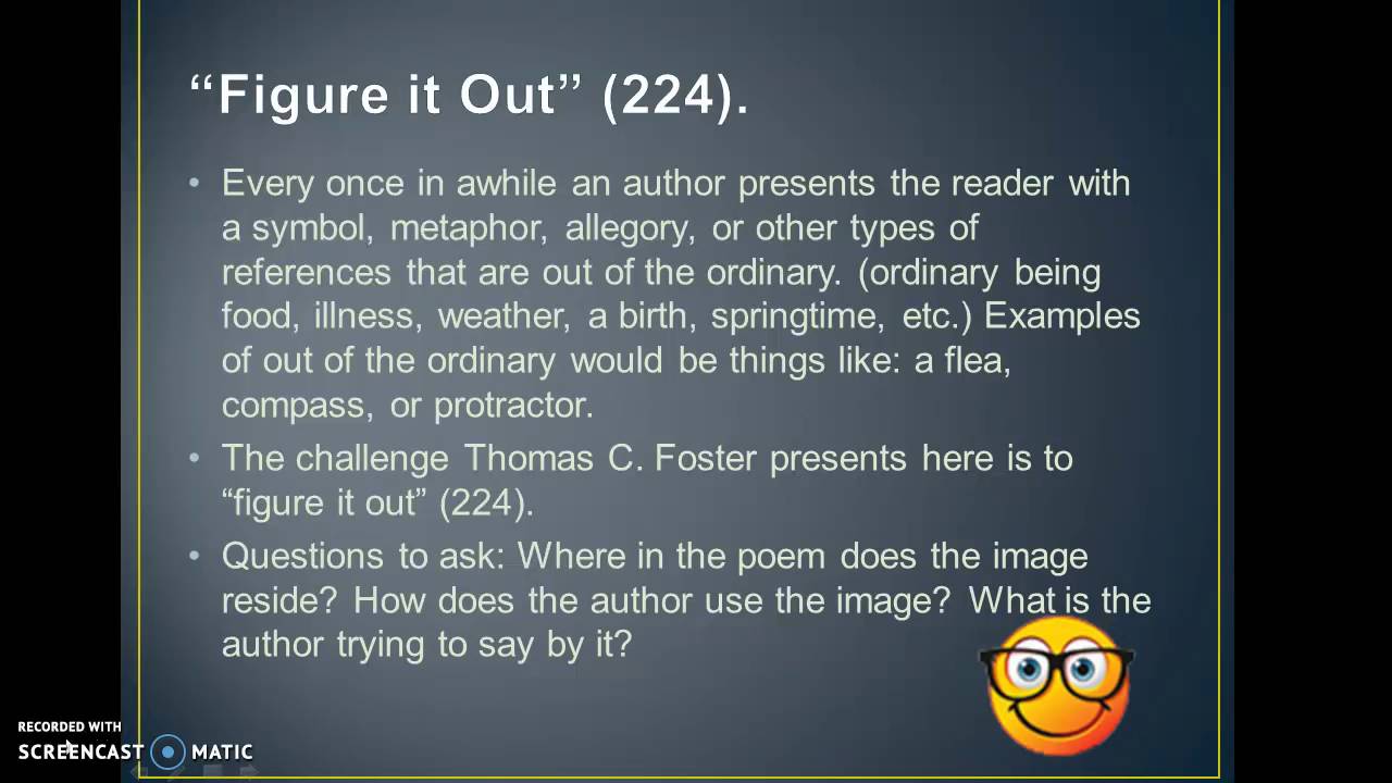 How To Read Literature Like A Professor Chapter 25