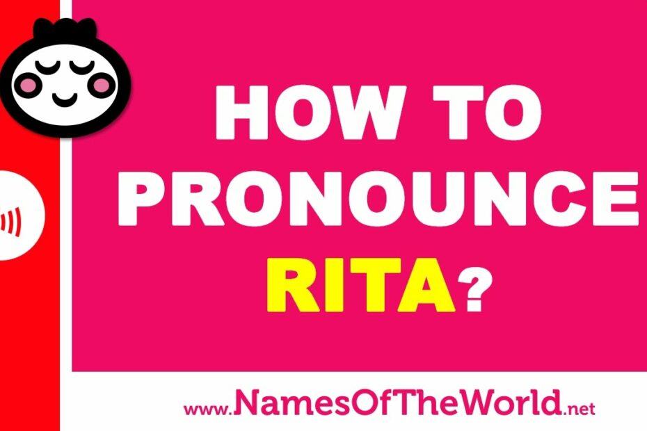 How To Say Rita In Spanish