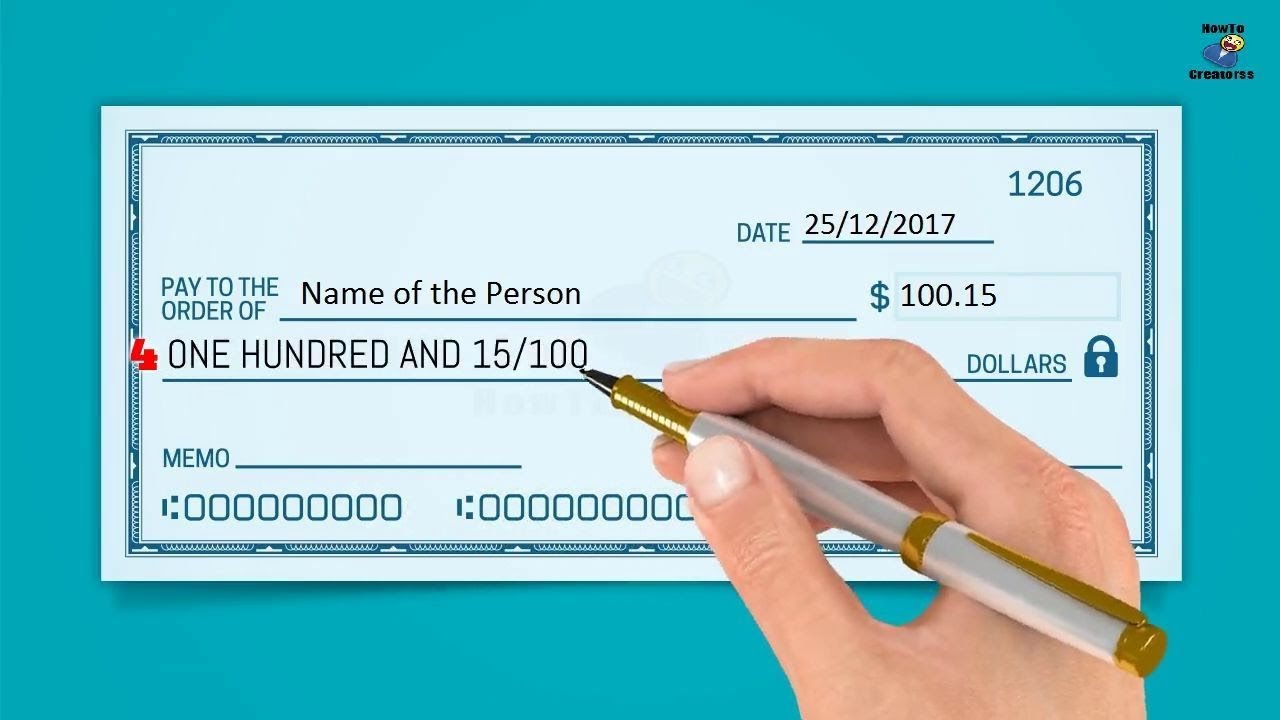 How To Write 37 On A Check