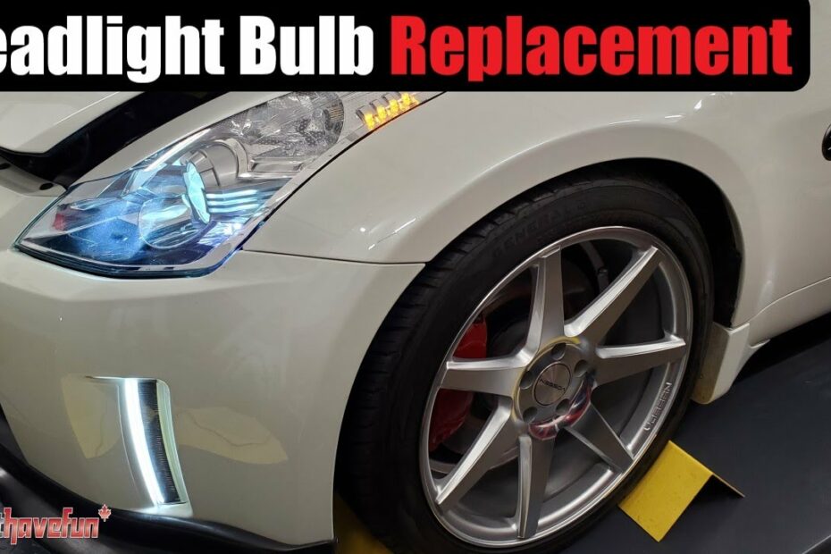 How To Change Headlight Bulb Nissan 350Z