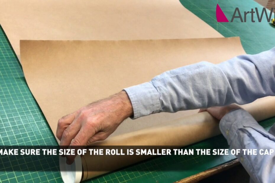 How To Wrap A Poster Tube