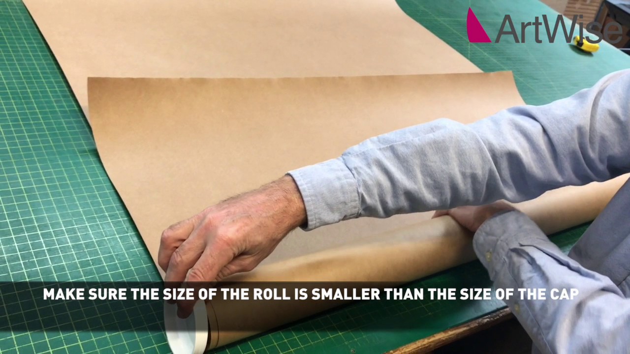 How To Wrap A Poster Tube
