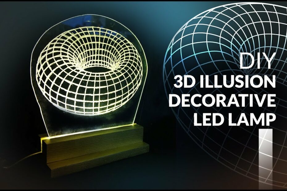How To Make 3D Led Lamp