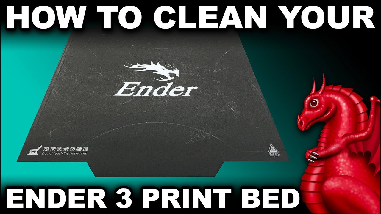 How To Clean Print Bed