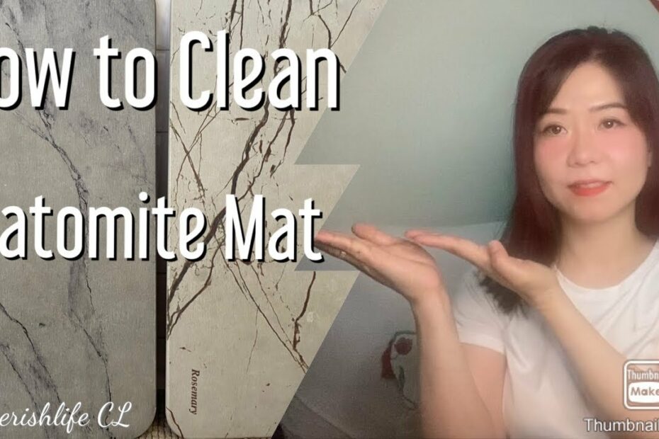 How To Clean Diatomite Bath Mat