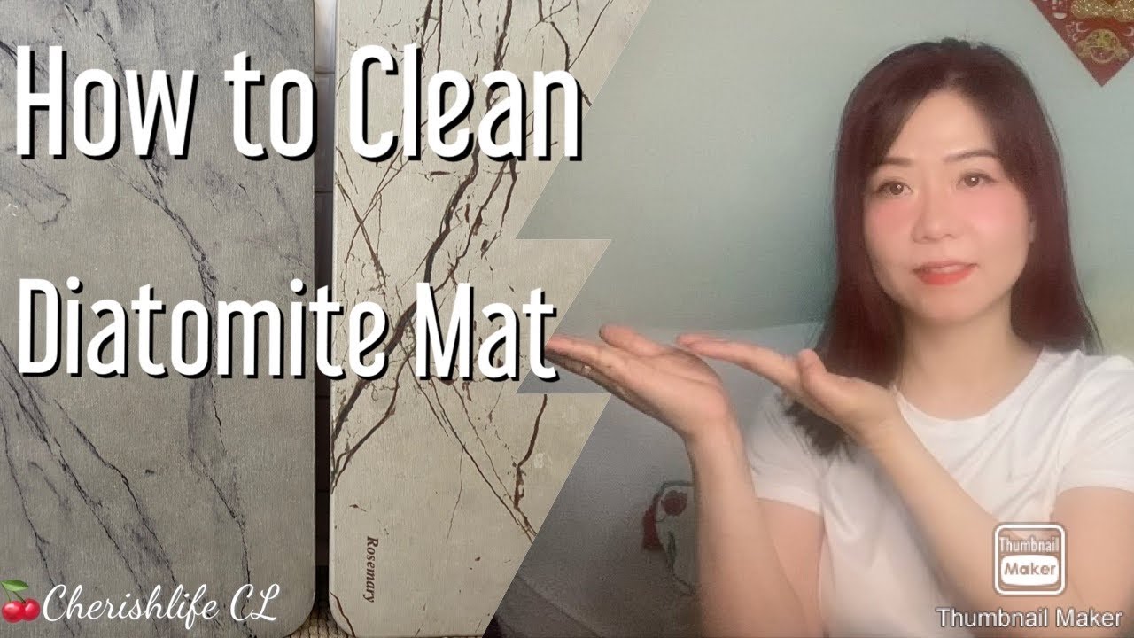 How To Clean Diatomite Bath Mat