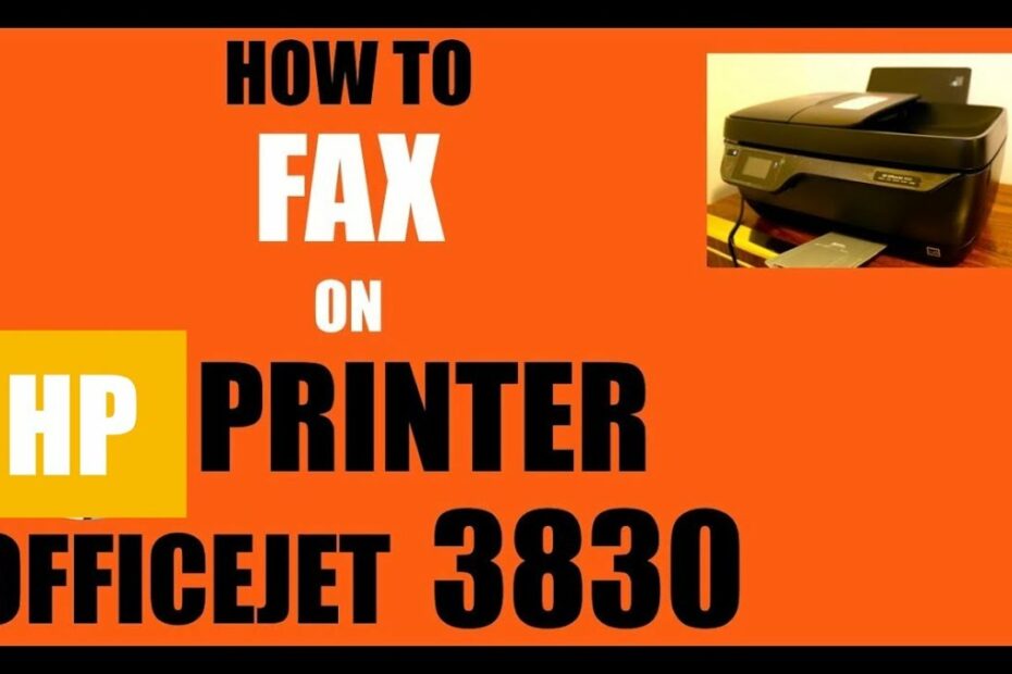 How To Receive Fax On Hp Officejet 3830