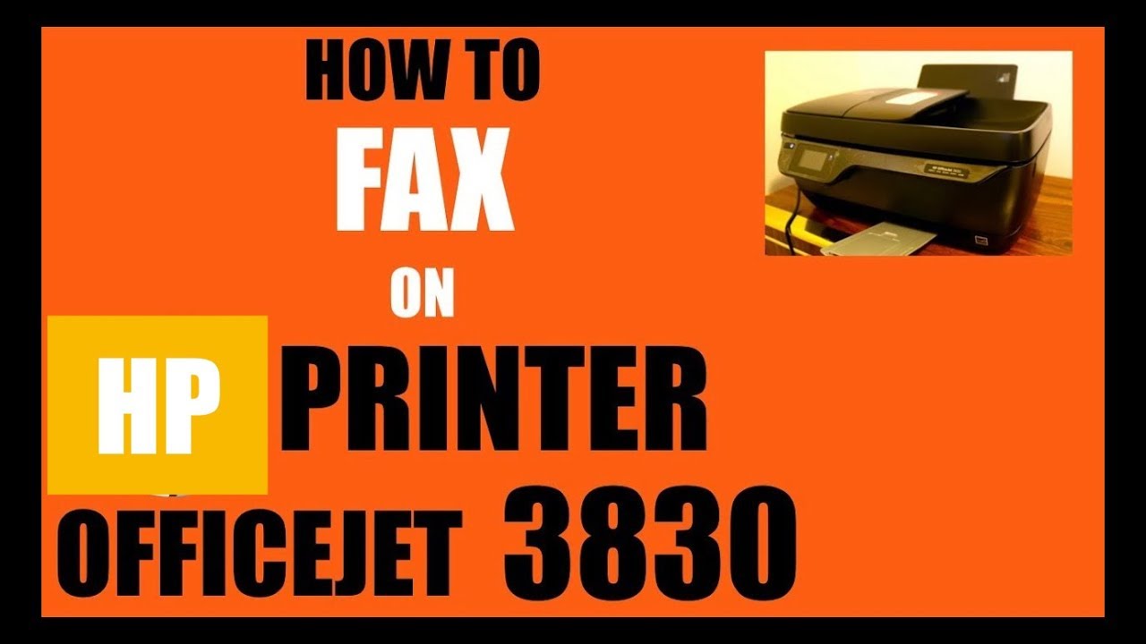 How To Receive Fax On Hp Officejet 3830