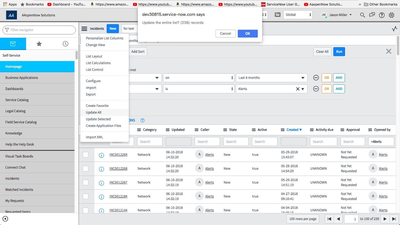 How To Close Multiple Tickets In Servicenow