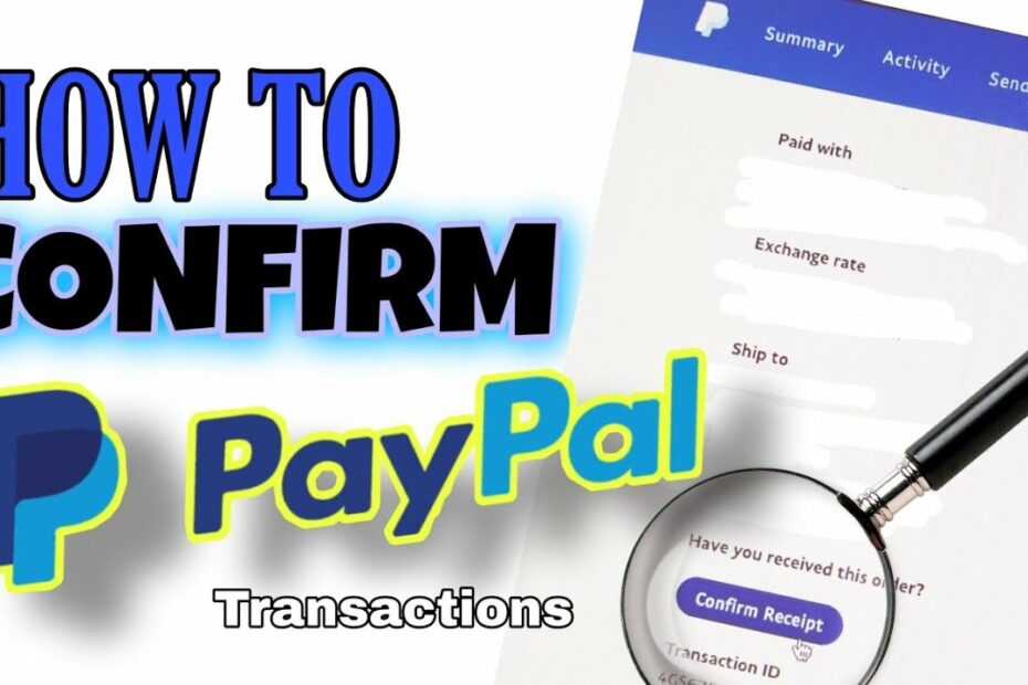 How To Confirm Payment On Paypal