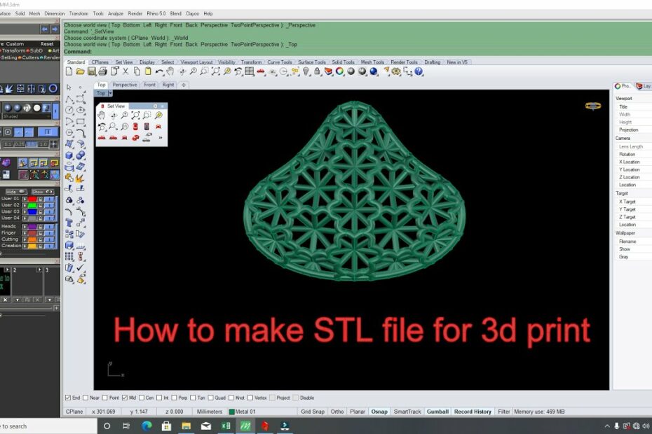 How To Convert 3Dm To Stl