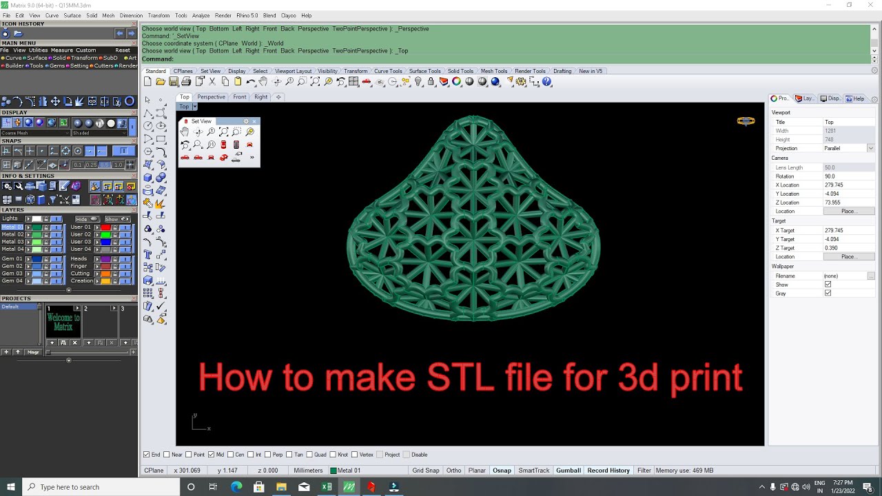 How To Convert 3Dm To Stl