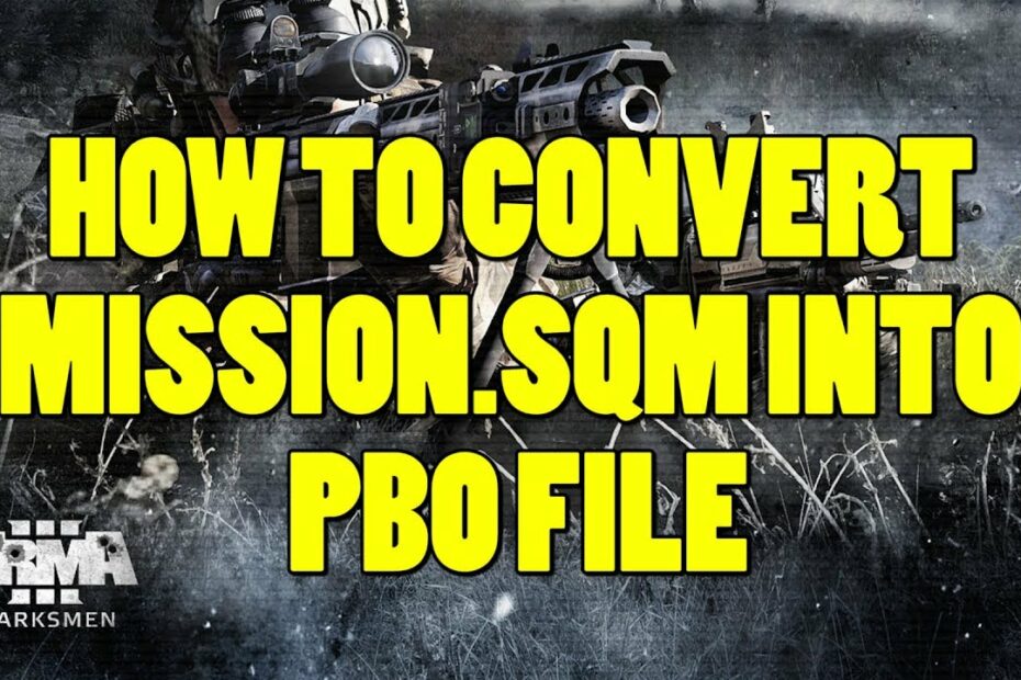 How To Convert A File To Pbo