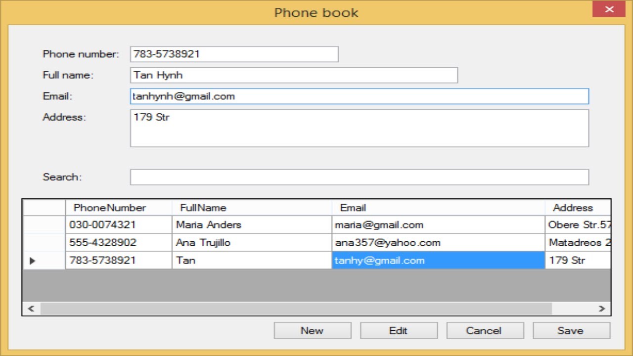 How To Create A Phone Book