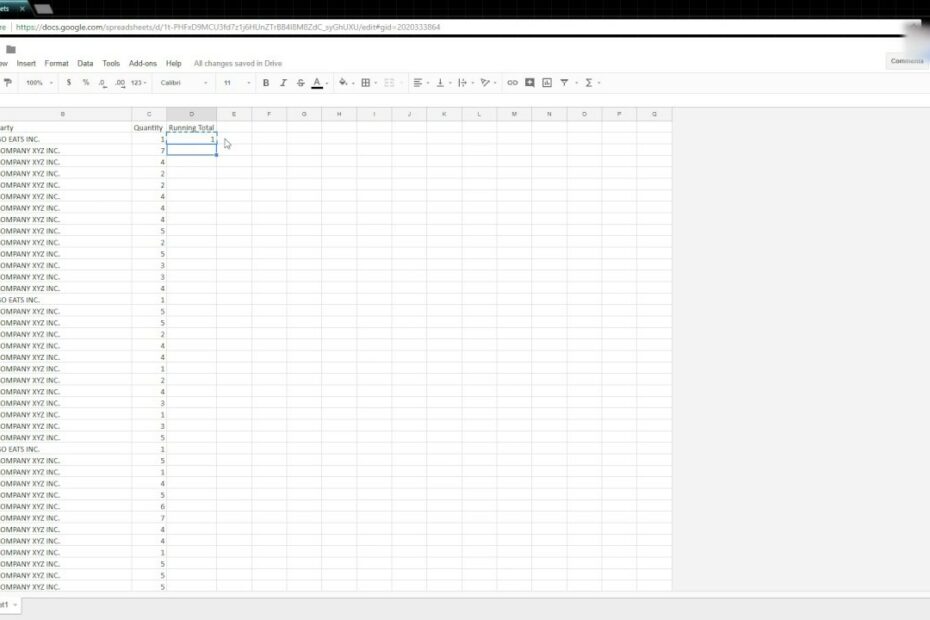 How To Create A Running Balance In Google Sheets
