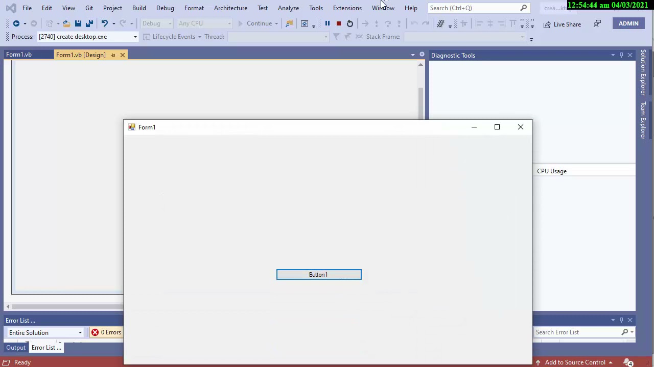 How To Create Visual Studio Desktop Shortcut
