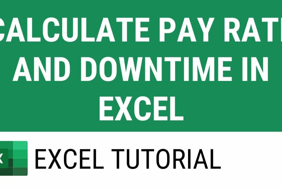 How To Calculate Downtime In Excel