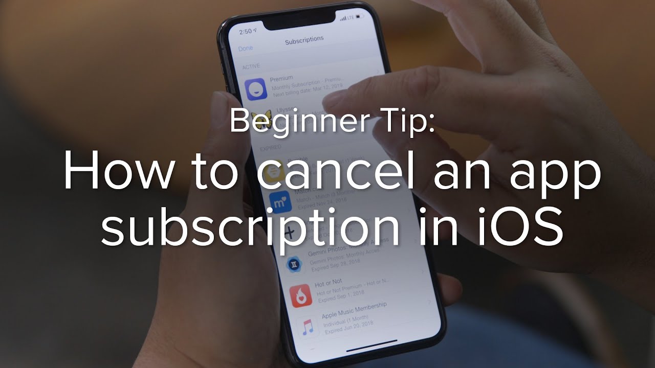 How To Delete An App With Subscription