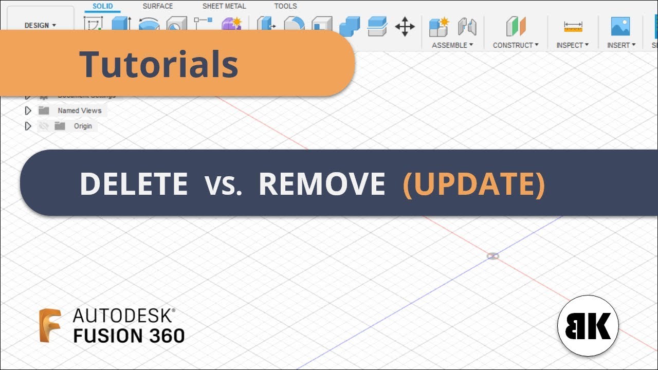 How To Delete Fusion 360