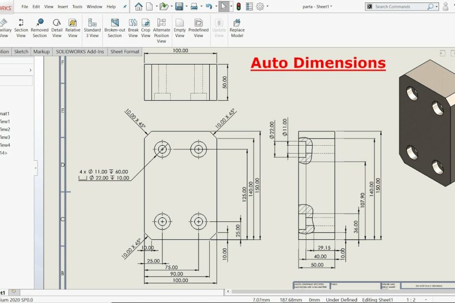 How To Dimension Solidworks Drawings? Update New