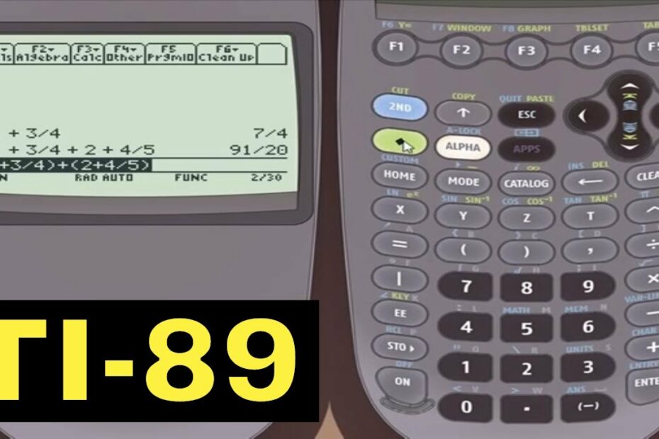 How To Do Fractions On Ti 89