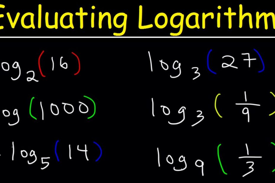How To Do Logarithms In Your Head