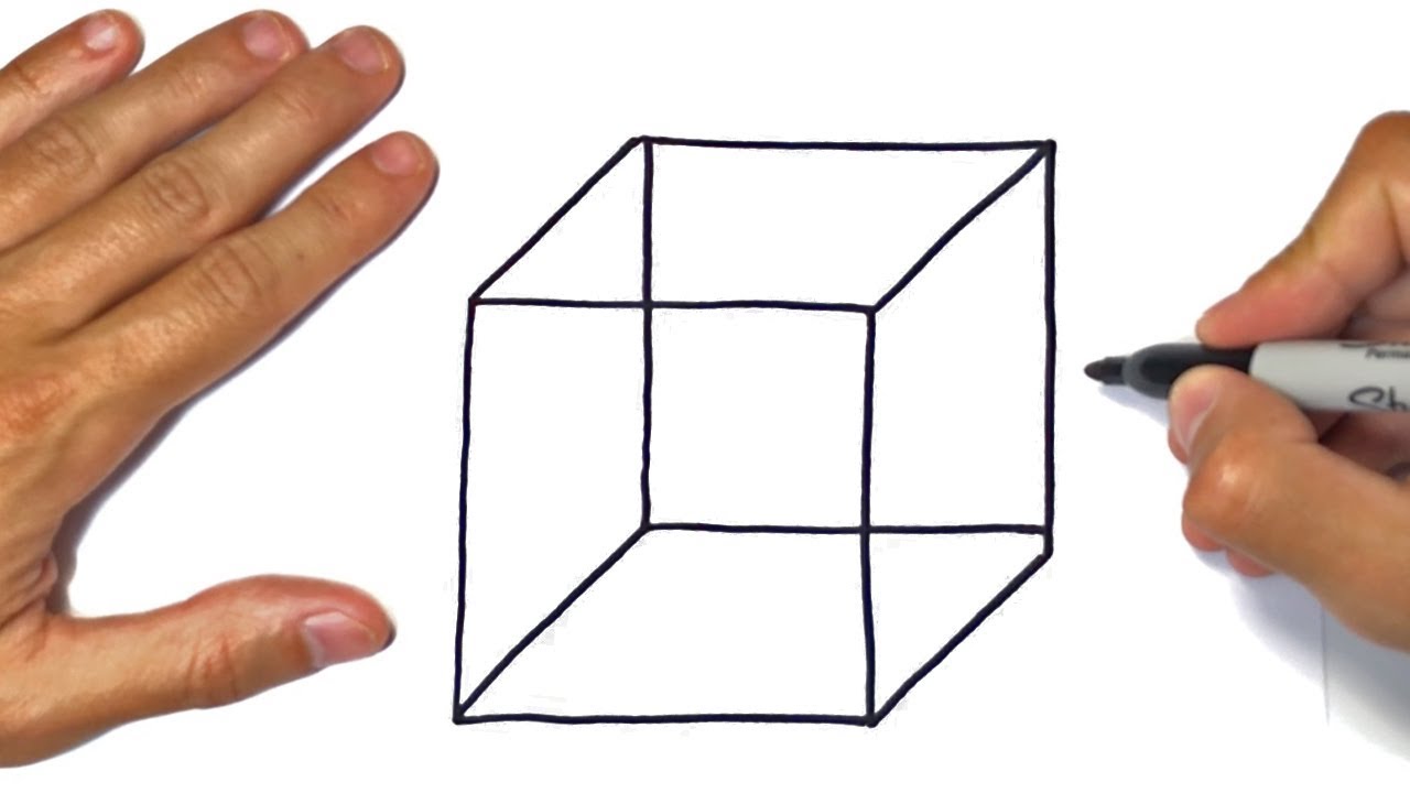 How To Draw 3D Square
