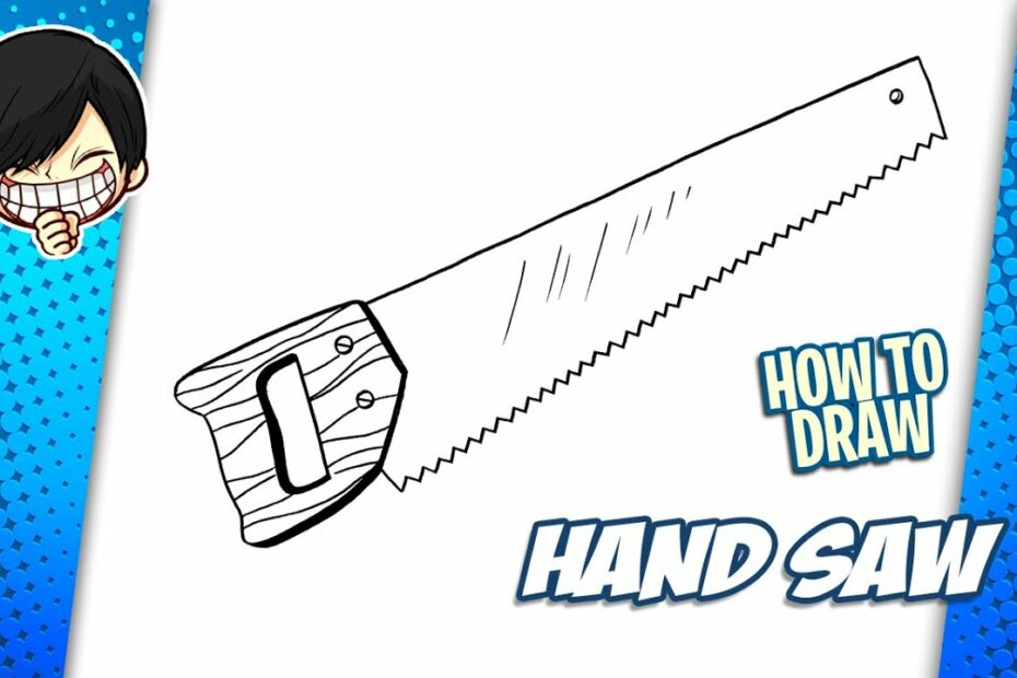 How To Draw A Hand Saw