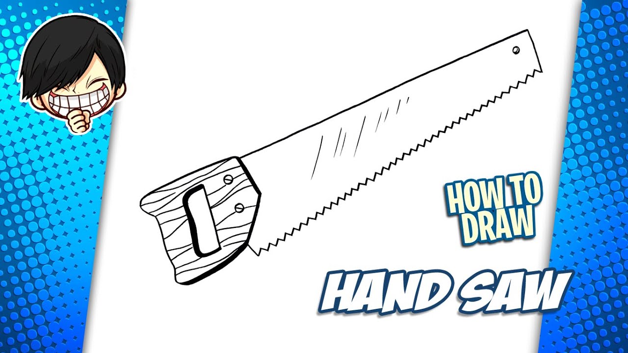 How To Draw A Hand Saw