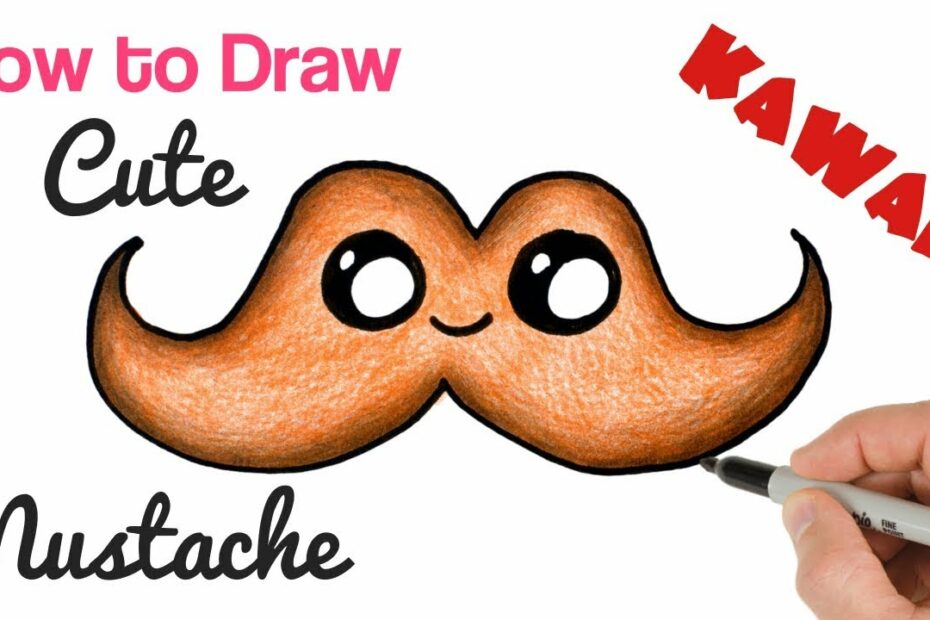 How To Draw A Mustache On A Kid