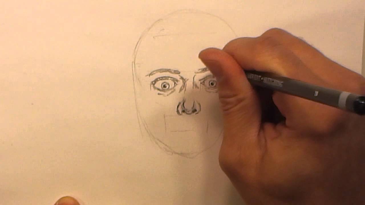 How To Draw A Surprised Face