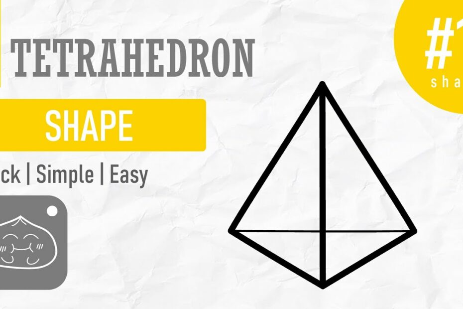 How To Draw A Tetrahedron? Update