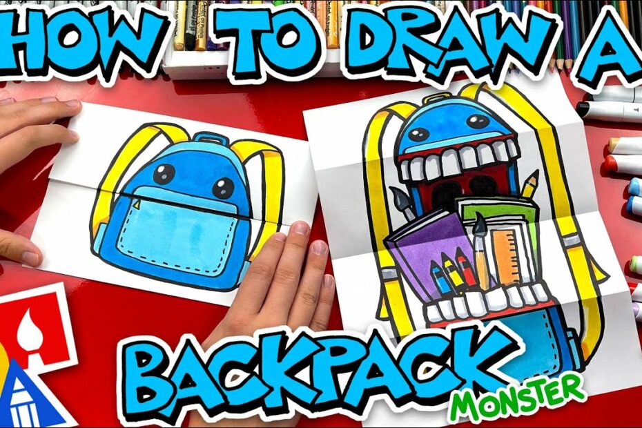 How To Draw An Open Backpack