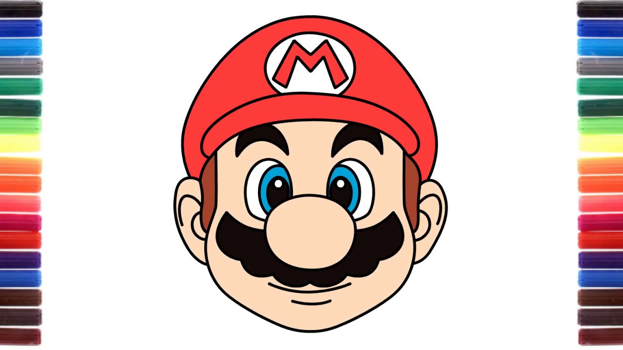 How To Draw Mario'S Mustache