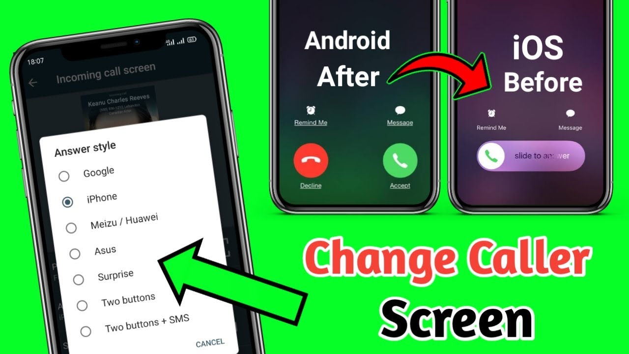 How To Change Call Screen