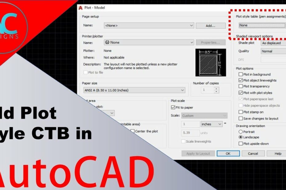 How To Edit Plot Style In Autocad