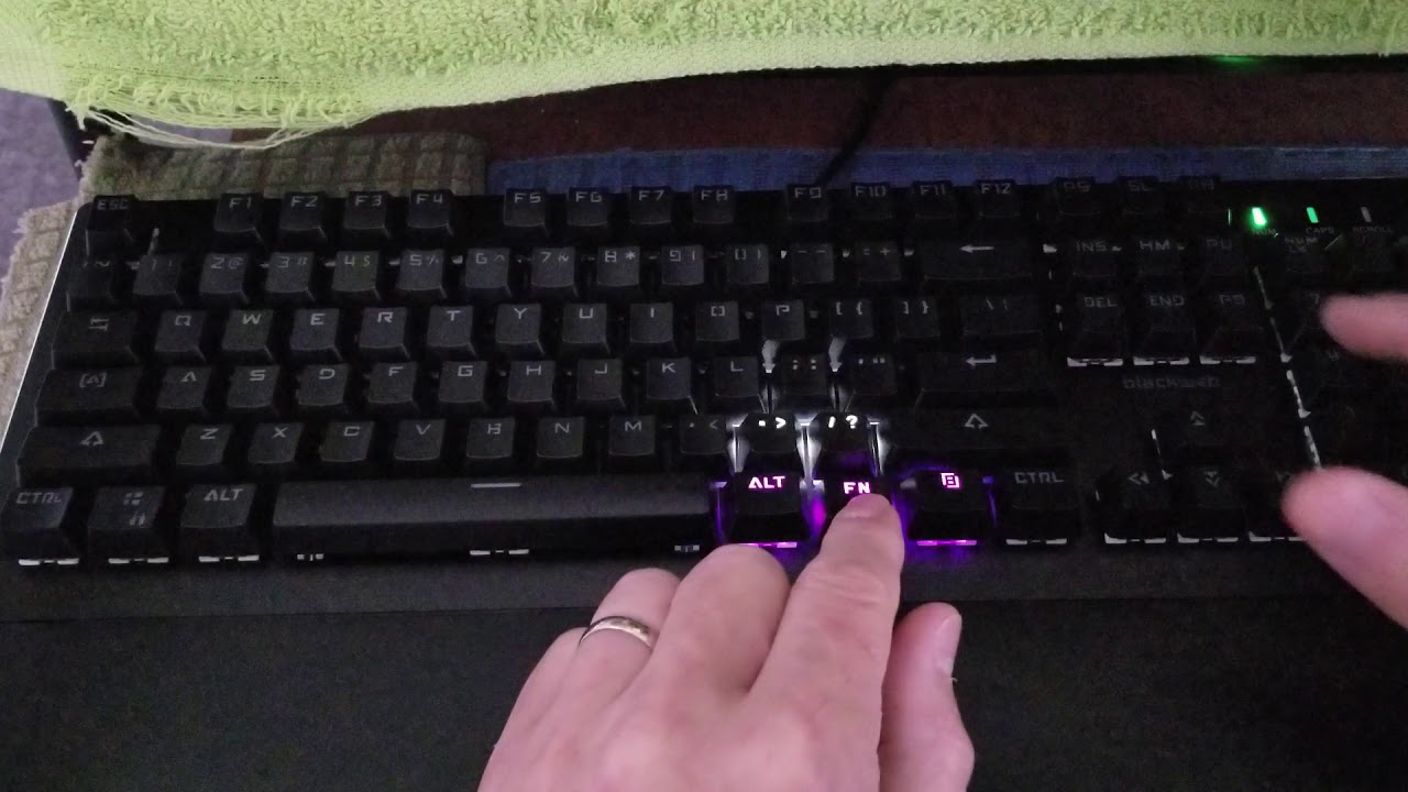 How To Change Color On Blackweb Keyboard