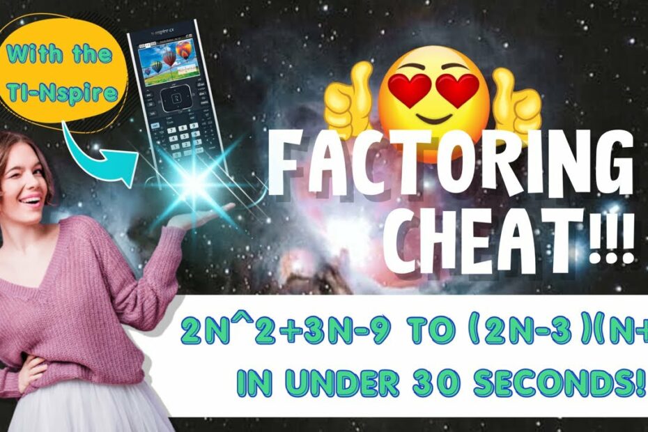 How To Factor On Ti Nspire