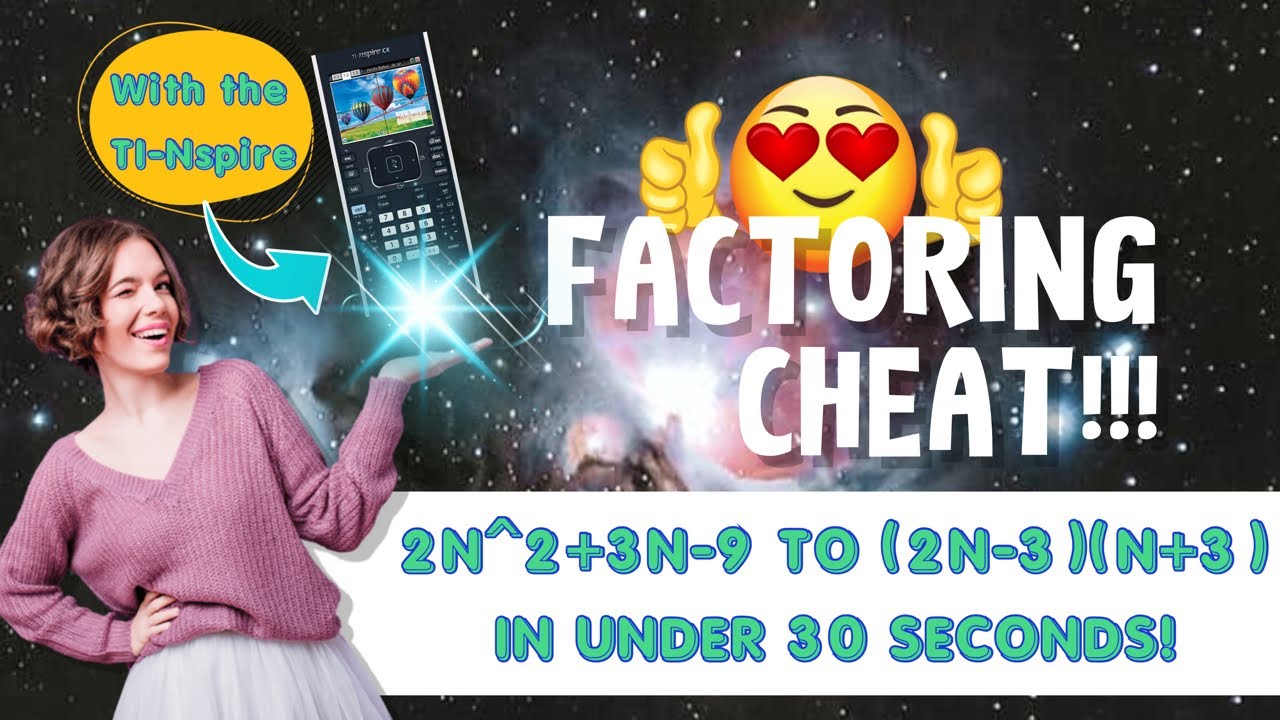 How To Factor On Ti Nspire