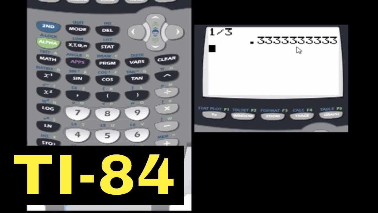 How To Change Decimal To Fraction On Ti 84 Plus