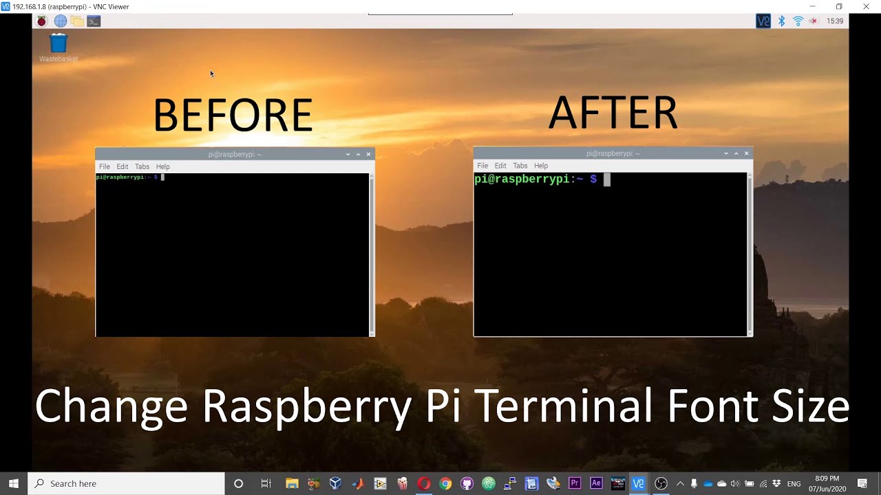 How To Change Font Size In Raspbian