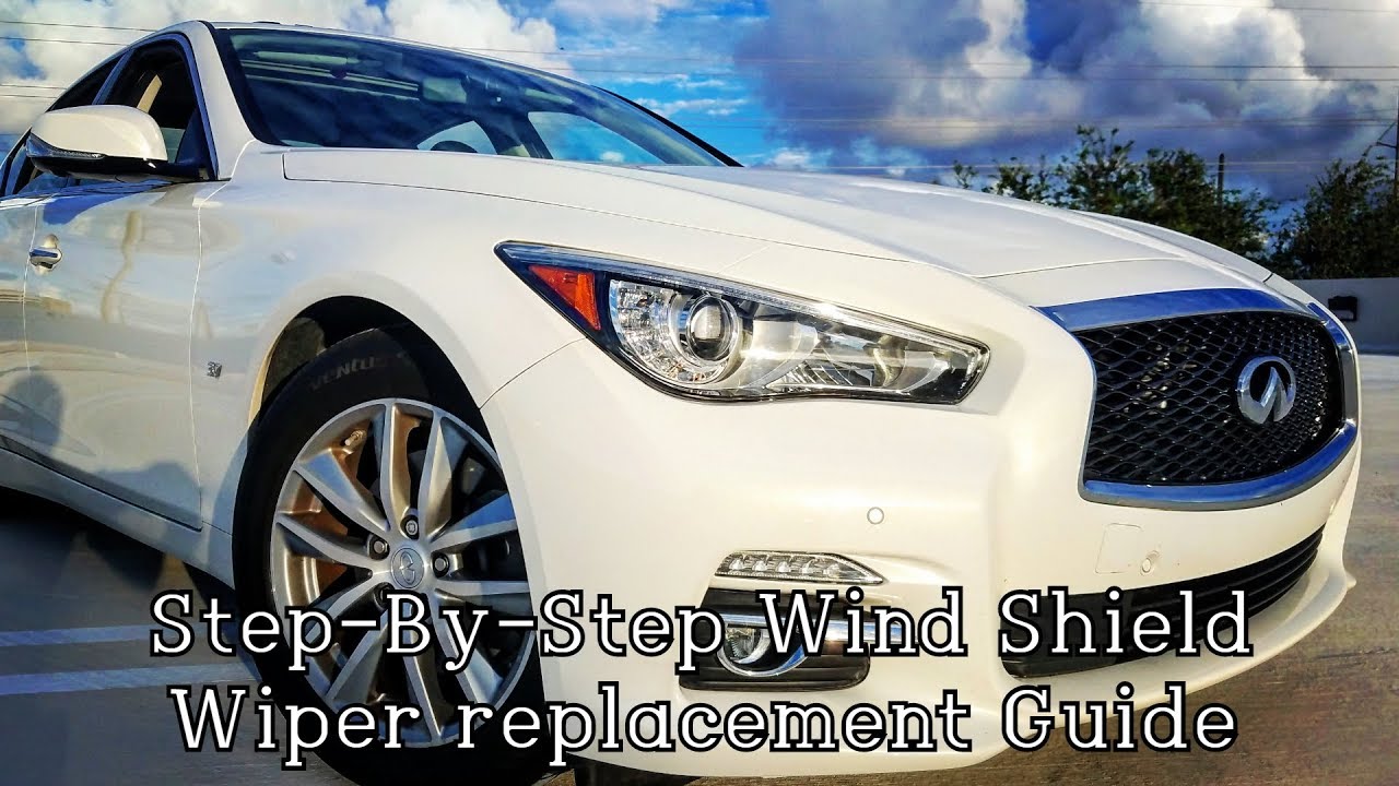 How To Change Infiniti Q50 Wiper Blades