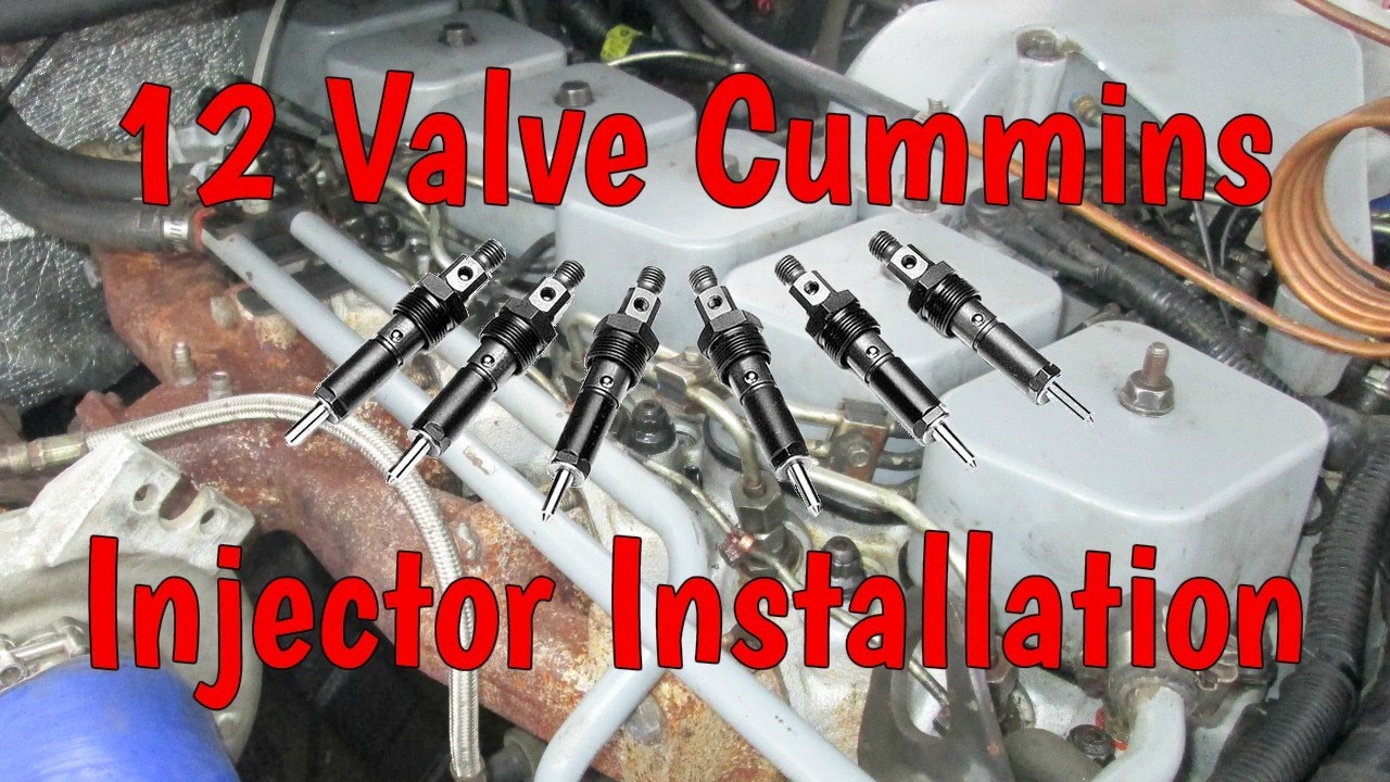 How To Change Injectors 5.9 Cummins 12 Valve