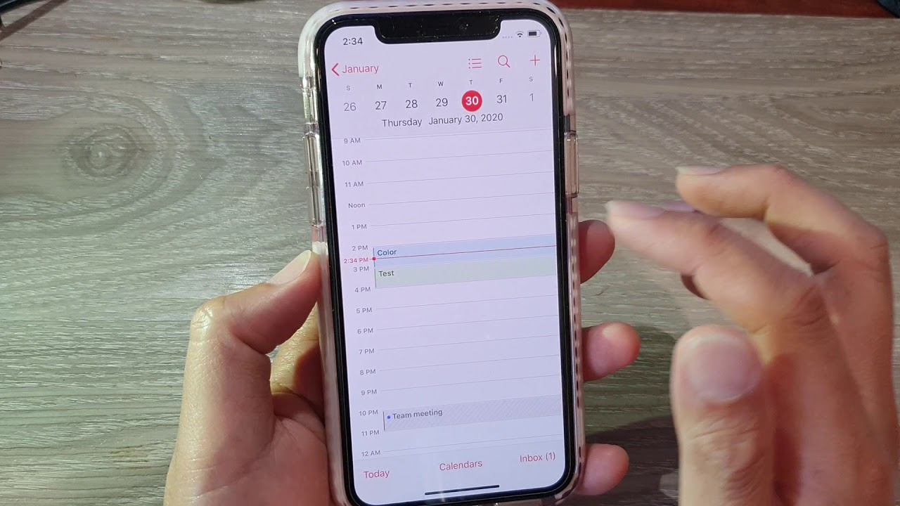 How To Change Iphone Calendar Color