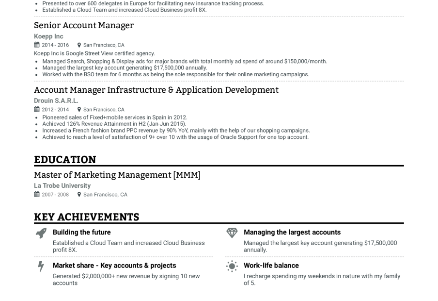 40+ Professional Resume Templates | Pdf Download